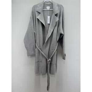 GILLI Light‎ Gray Long Line Wrap Sweater